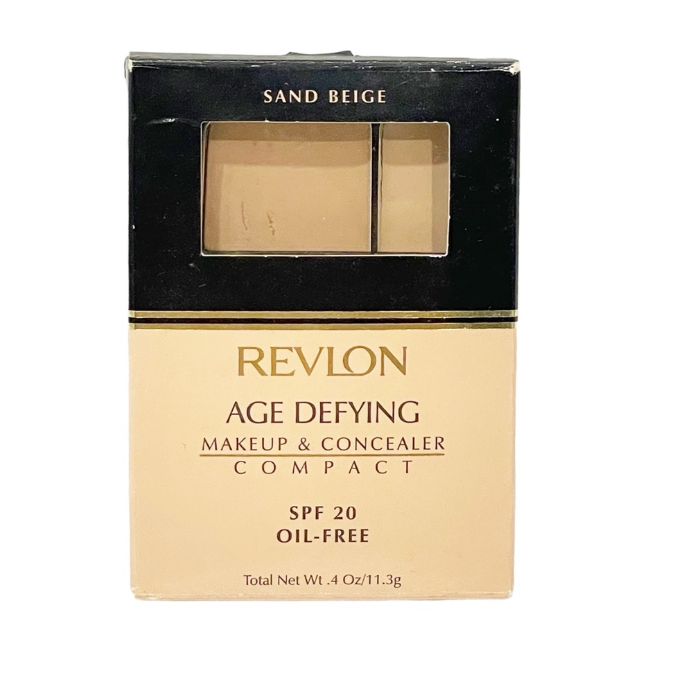 Revlon Age Defying Makeup & Concealer Compact‎ Sand Beige NEW Face Makeup